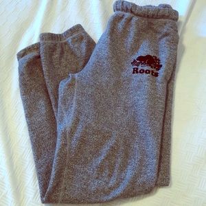 Men’s Roots gray sweatpants